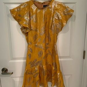 Yellow and gold Rachel Zoe Dress